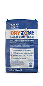 Dryzone Damp-Resistant Plaster Fast-Set Formula 20 kg bag