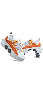 Orange Deformation Shoes