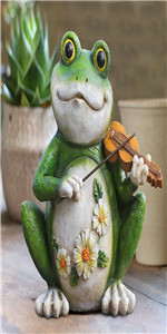 frog garden ornament