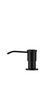 sink soap dispenser black