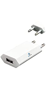 EU 2-Pin USB Adapter - Comparison Table Image (1)