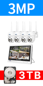 outdoor wireless PTZ camera system