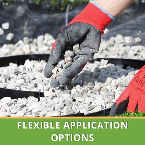 Installation lawn edging