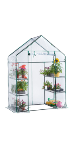 compact walk in greenhouse