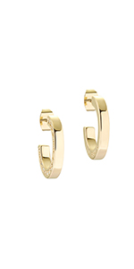 gold hoop earrings