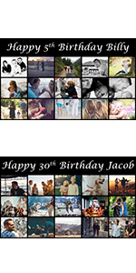 personalised birthday banner