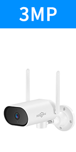 Hiseeu Pan 180° Wireless Security Camera Outdoor