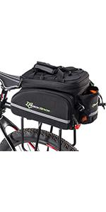 bike rear rack bag pannier bag