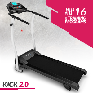 Bluefin Fitness KICK 2.0 Innovative High-Speed Folding Treadmill Kinomap Video Coaching & Training
