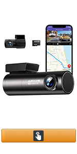 AZDOME 4K dual lens dashcam