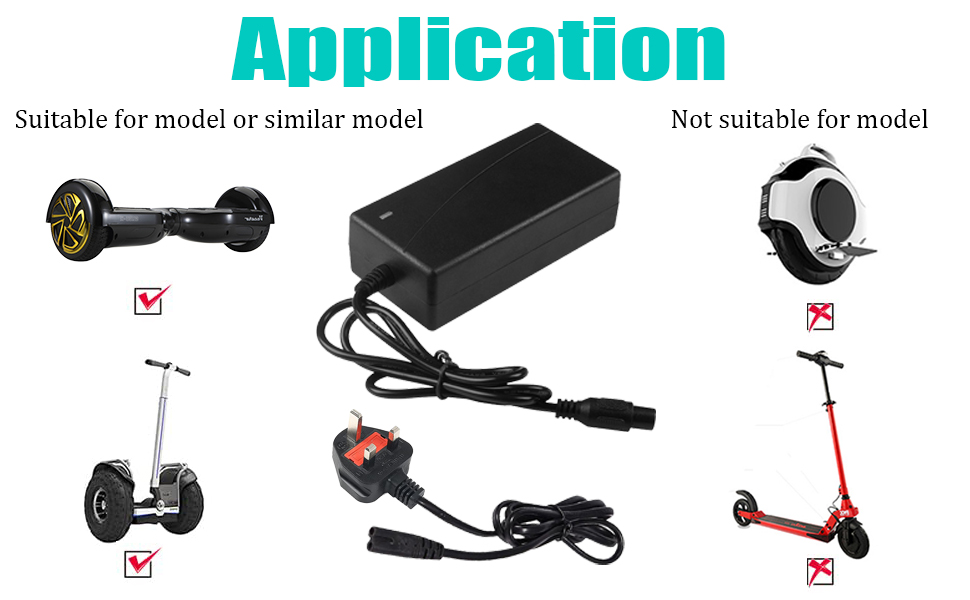 hoverboard charger uk 3 pin