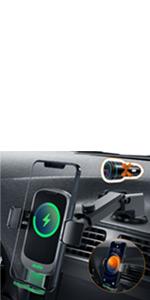 wireless car charger mount