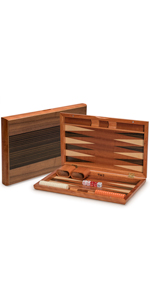  Wooden Inlaid Backgammon Game Set, 