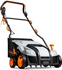 1800w 2 in 1 Electric Lawn Scarifier and Rake