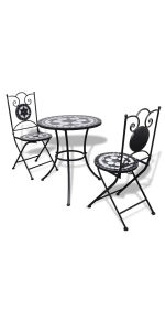 Outdoor Bar Set Bat Table with Barstool Balcony Bistro Furniture Outdoor Garden Furniture