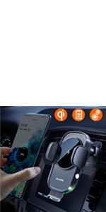 car phone holder wireless charger
