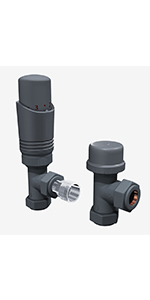 Anthracite Thermostatic Valves