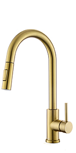 gold kitchen tap
