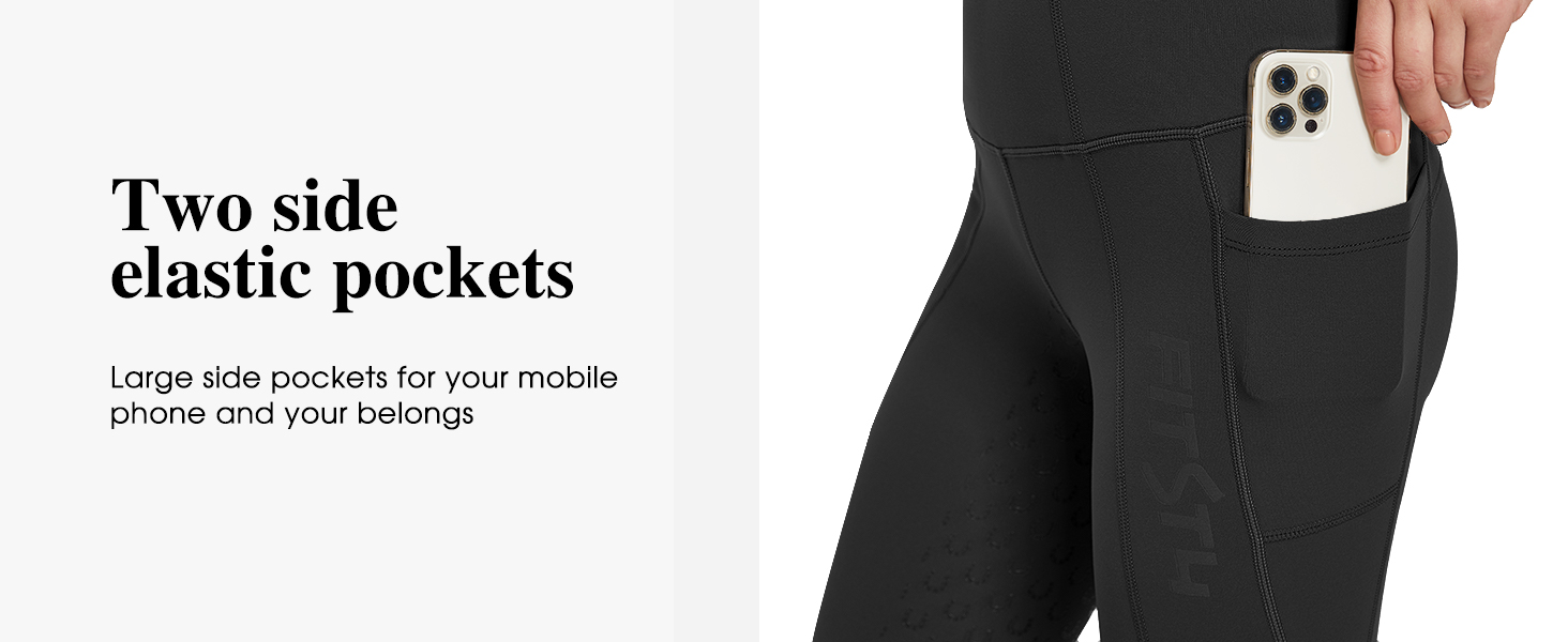 Winter riding tights schooling fleece lined riding tights ladies equestrian full seat silicon horse