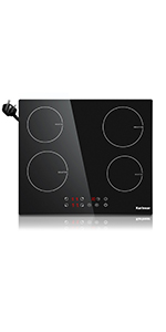Induction hob 4 burners