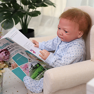 ZIYIUI 22 Inch 55cm Reborn Dolls Boy Soft Silicone Vinyl Real Life Reborn Toddler