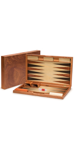  Wooden Inlaid Rosewood Backgammon Game Set, 