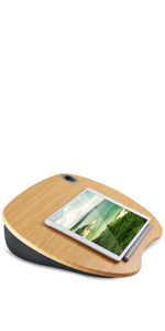 laptop desk with cushion