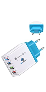 EU 2-Pin Four USB Adapter - Comparison Table Image (1)