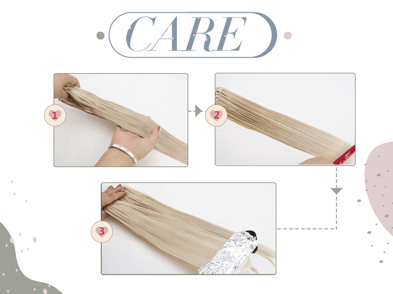 hair extensions bead in