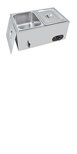 2-pan bain marie electric