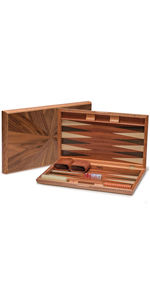  Wooden Inlaid Backgammon Game Set, 