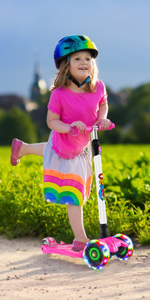 pink scooter for girl