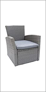 aluminum armchair armrest backyard balcony bistro black classic contemporary deck furniture garden