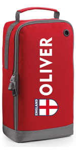 Personalised England Football Boot Bag Boys Girls Customised Kids PE School Gym