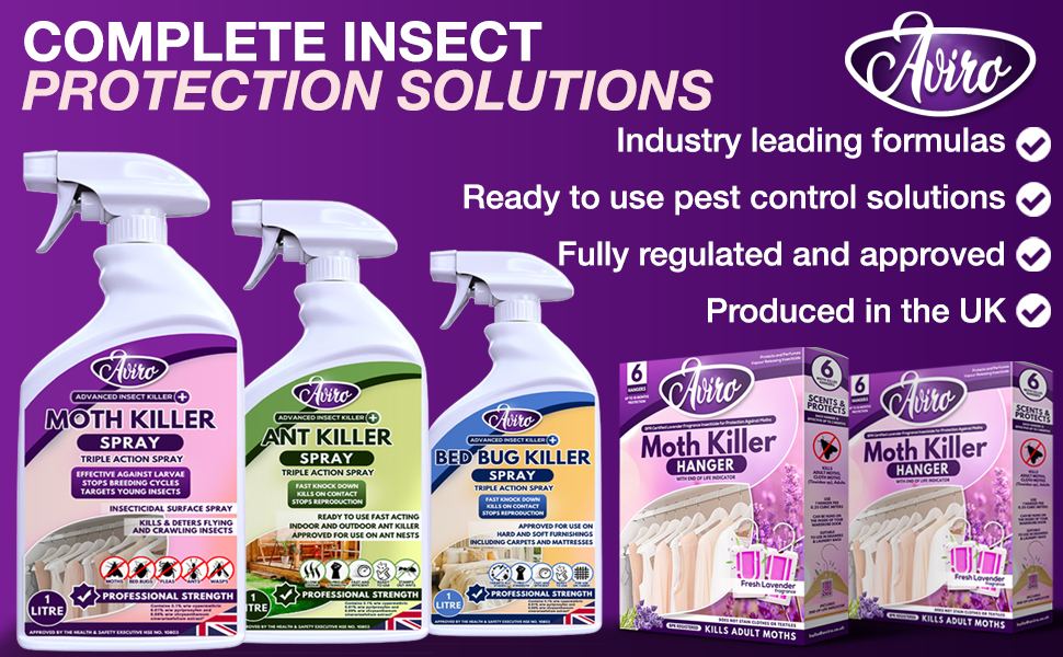 Moth Repellent For Wardrobes Moth Killer Hangers With Natural Lavender Effective Easy To Use Moth 