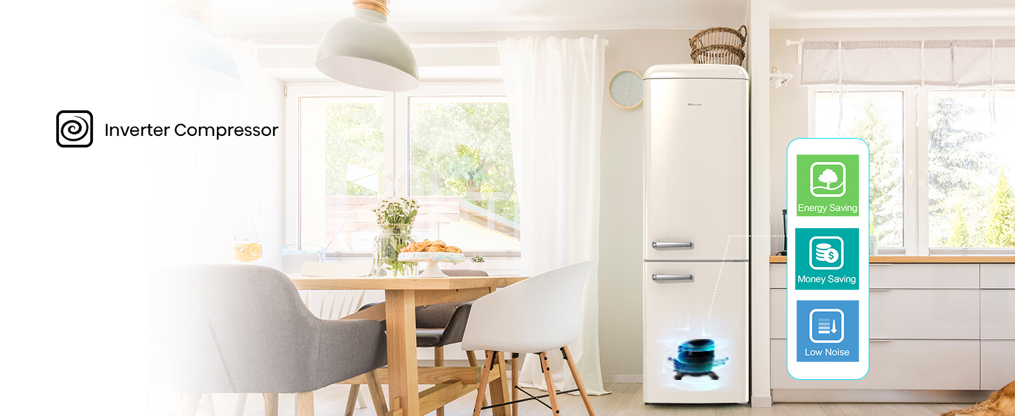 Inverter compressor helps you save energy and money.