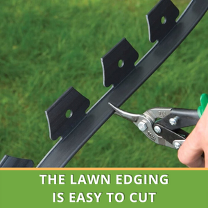 Lawn edging plastic