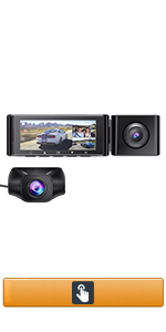 AZDOME 3-Channel Dashcam 4K