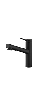 kitchen tap with pull out spray