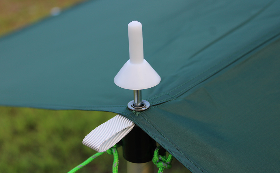 universal fit tarp pole tip for most grommets