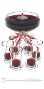 shot glasses dispenser