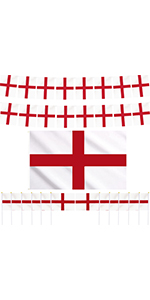 England bunting flag