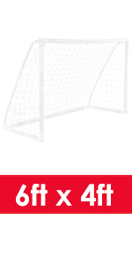 M.Y kids 6ft x 4 ft PVC Nylon football goal
