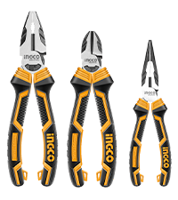 INGCO 3Pcs High Leverage Pliers Set