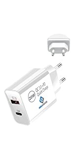 EU 2-Pin USB + PD Adapter - Comparison Table Image (1)