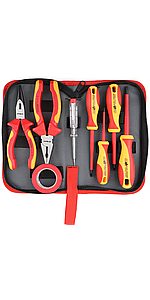 8 Piece Insulated Electrician Tool Set