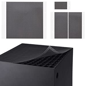 Dust Cover Dustproof Mesh Set for Xbox Series X Console, Dust Filter Protector for Xbox Series X