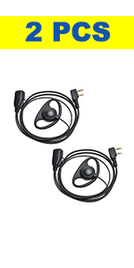 D Shape Body guard Radio Headset