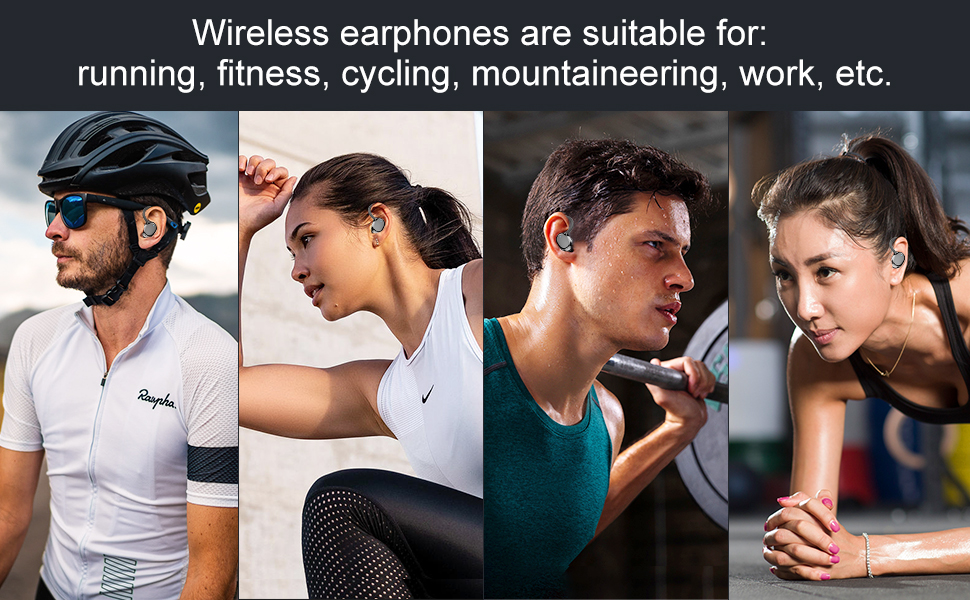 Q61 Bluetooth 5.3 earphones suitable for sports