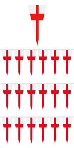 england bunting banners